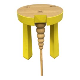 Christopher Roy Why Not Bespoke April Fools Yellow Stool / Table