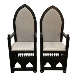 Pieces Inc. Vintage Style Upholstered Accent Chairs
