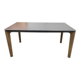 Mscape Bontempi Versus Anthracite Glass Top Extension Table. Original Price: $3,800