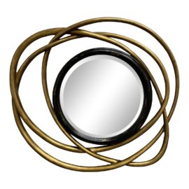 La Barge Beacon Gold Spiral Mirror. Original Price: $1,400