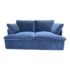 Restoration Hardware Cloud Navy Velvet Slipcover Sofa. Original Price: $3,800