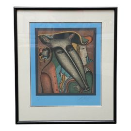 Mihail Chemiakin Hand-Signed Limited Edition Lithograph