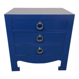 Perigold Glossy Three Drawer Night Stand