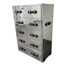 Restoration Hardware Trans Atlantic Five Drawer Highboy. Original Price: $2,695