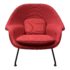 Knoll Furniture Eero Saarinen Children's Red Womb Chair. Original Price: $3,563