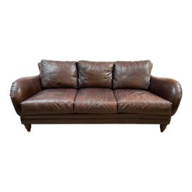 Ferguson Copeland Whisky Brown Leather Sofa