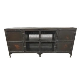 Restoration Hardware Industrial Tool Chest Sideboard/Media. Original Price: $2,075
