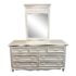 Early 21st Century Bassett Furniture Seven Drawer Dresser + Mirror