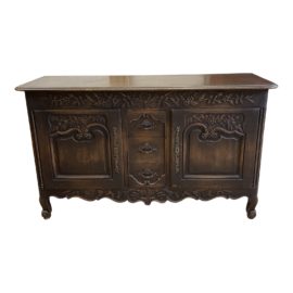 Early 20th Century Carved Wood Sideboard