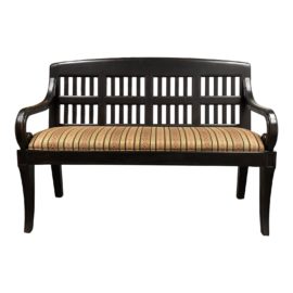 Custom Design Empire Style Upholstered Bench