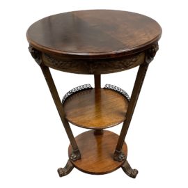 Mid 20th-Century Style Three Tier Directoire Style Side Table