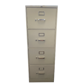 Metal 4 Drawer File Cabinet