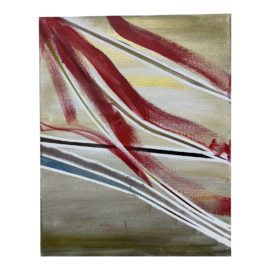 Littleton S. Irby "Red Like Fire" - Original Acrylic Painting