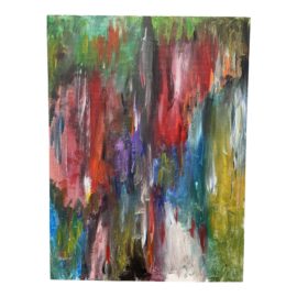 Littleton S Irby "Polish Forest" Acrylic Abstract