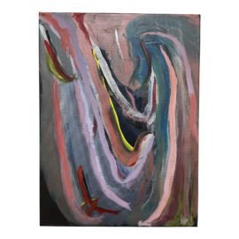 Littleton S. Irby "Mouth Press" Original Acrylic Painting