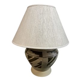 Late 20th Century Southwestern Pot Table Lamp