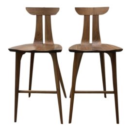 NEW Copeland Furniture Estelle Bar Stools - a Pair. Original Price: $2,818