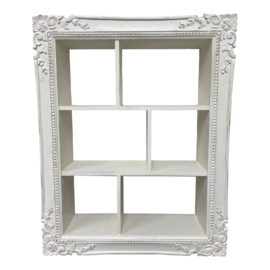 Restoration Hardware Extra-Large Vintage Hand-Carved Display Shelf - Antique White. Original Price: $270