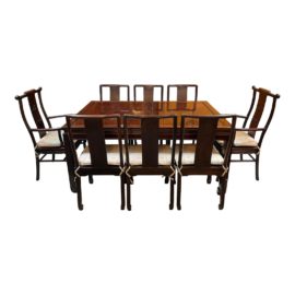 Asian Rosewood Extensions Dining Set