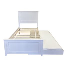 Twin Size Pottery Barn Hampton Classic Bed + Trundle