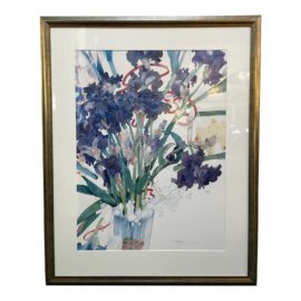 Gary Bukovnik, Iris Hense Away Signed Lithograph