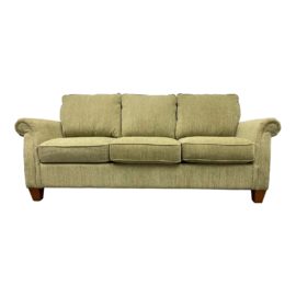 La-Z Boy Celadon Upholstered Rolled Arm Sofa