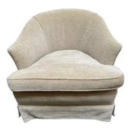 Custom Design Barrel Back Arm Chair