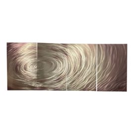 Metal Magenta Wall Decor - Set of Four