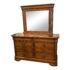 Stanley Furniture American Cherry Eight Drawer Dresser + Mirror