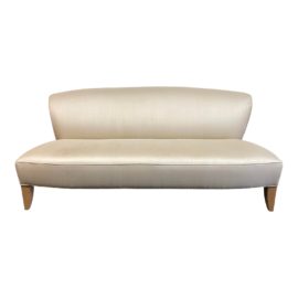 Custom Nancy Corzine Dupioni Silk Sofa
