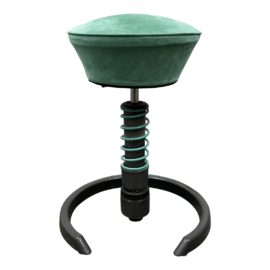 Henner Hans Swopper Micro Suede Green Stool. Original Price: $699