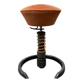 Henner Hans Swopper Micro Suede Rose Stool. Original Price: $699