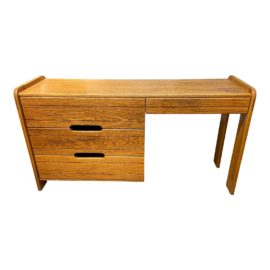 Circa 1979 Lou Hodges Oak Desk