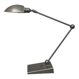 Holtkotter #6240/1 Halogen Hand-Brushed Old Bronze Table Lamp. Original Price: $462