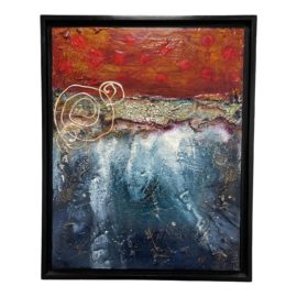 Sandra Duran Wilson Original Artwork "Spirals" Painting