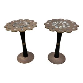 Jonathan Adler Small Kismet Tables - a Pair. Original Price: $2,500