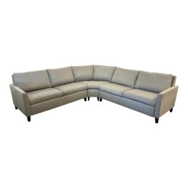 American Leather Harris Three Piece Sectional. Original Price: $8,500
