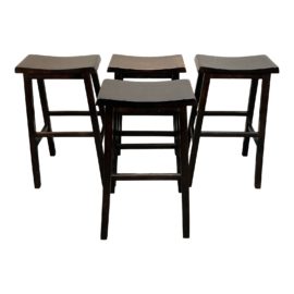 Scoop Espresso Backless Bar Stool - Set of Four