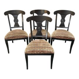 Ethan Allen New Country Dining Chairs - Set of Four