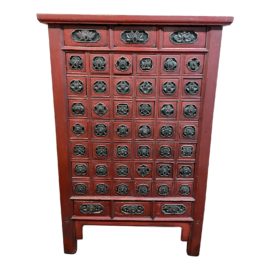 Asian Influenced Apothecary Cabinet