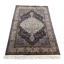 Pakistan Persian Style Blue + Pink Are Rug - 4′8″ × 7′2″