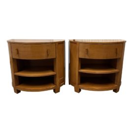 Nancy Corzine Demi Lune Nightstands - a Pair