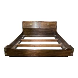 Queen Size Henredon Scene One Storage Bed Frame