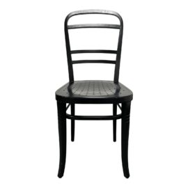 NEW Gebruder Thonet Postimarkie Black Side Chair