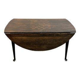 Mid 20th Century Drop Leaf Game/Dining Table/Console Table