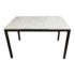 West Elm Box Frame Marble Top Dining Table