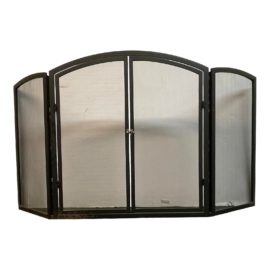 Contemporary Folding Fireplace Screen