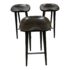 BassamFellows Tractor Bar Stools, Set of Three