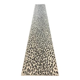 Nourison Snow Leopard Wool + Nylon Runner - 2′6″ × 16′