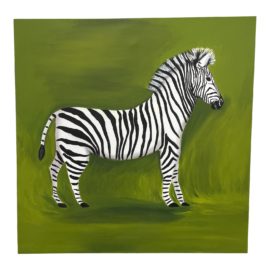 Original Painting Zebra on Canvas
